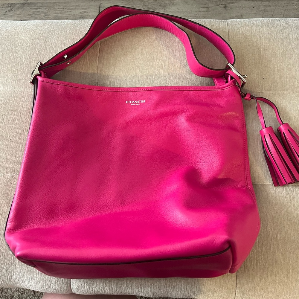 Coach Large Bucket Bag (Hot Pink)
